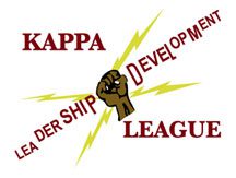 A logo of kappa league with the name of each member.